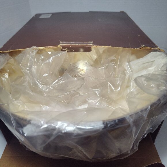 New Vintage 1980’s SHERIDAN SILVER PAUL REVERE BOWL 10” in Box Silver Plated - Picture 8 of 8